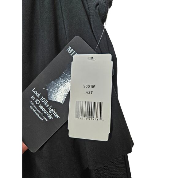 NEW Miraclesuit 8 Mirage Tankini Black Sheer Panel Slimming Swimsuit Classic - Picture 5 of 5